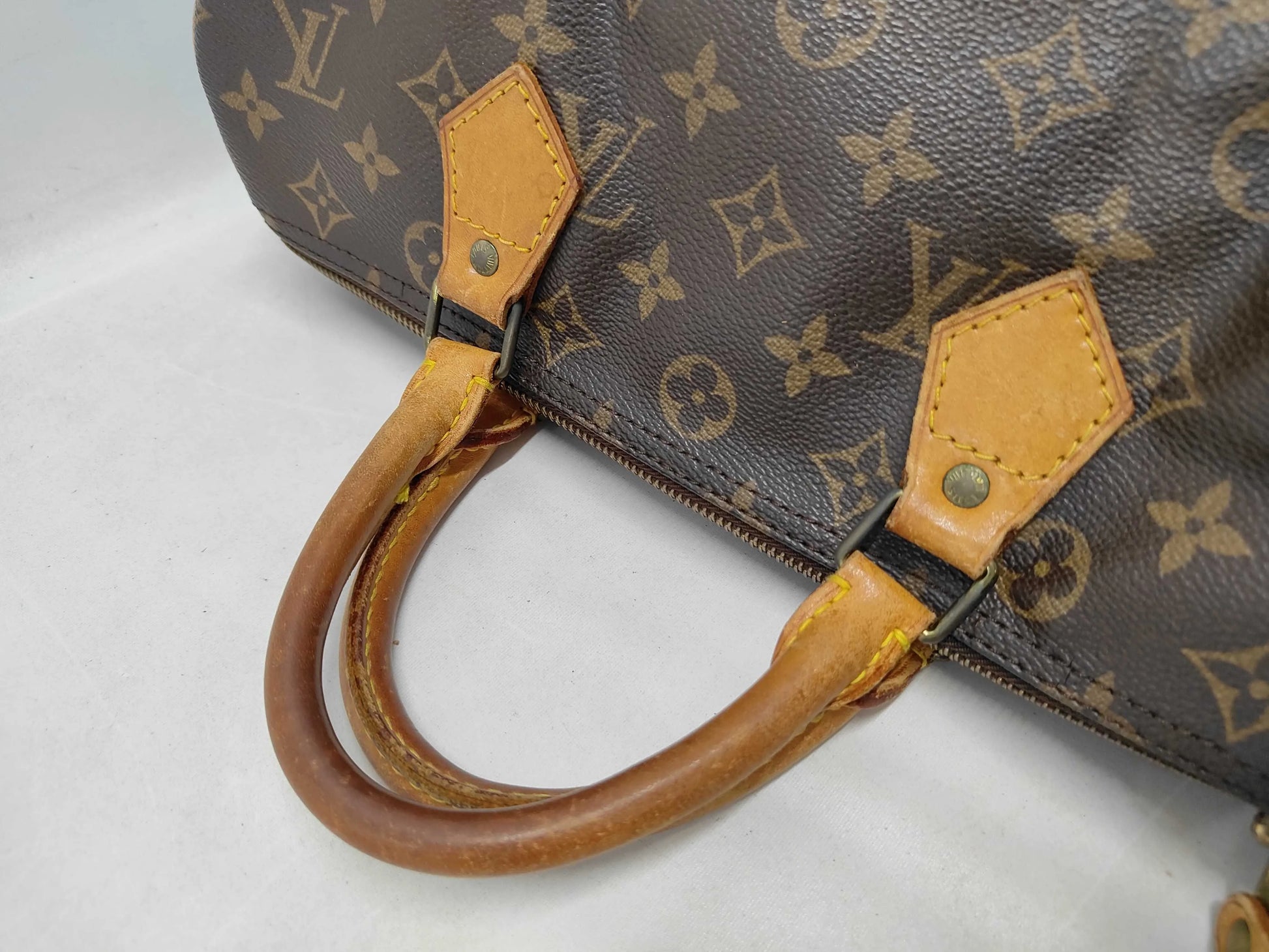 Louis Vuitton Speedy Monogram Canvas, Brown, Canvas, Handbag