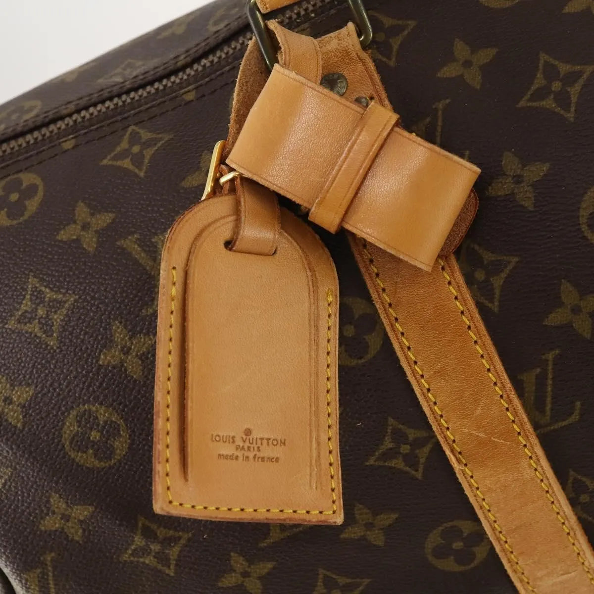 Louis Vuitton Keepall Monogram Canvas, Brown, Canvas, Travel Bag