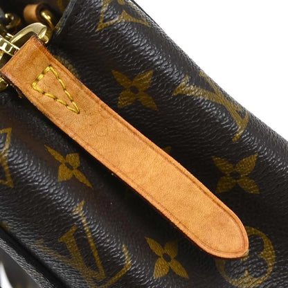 Louis Vuitton Montaigne Monogram, Brown, Canvas, Handbag