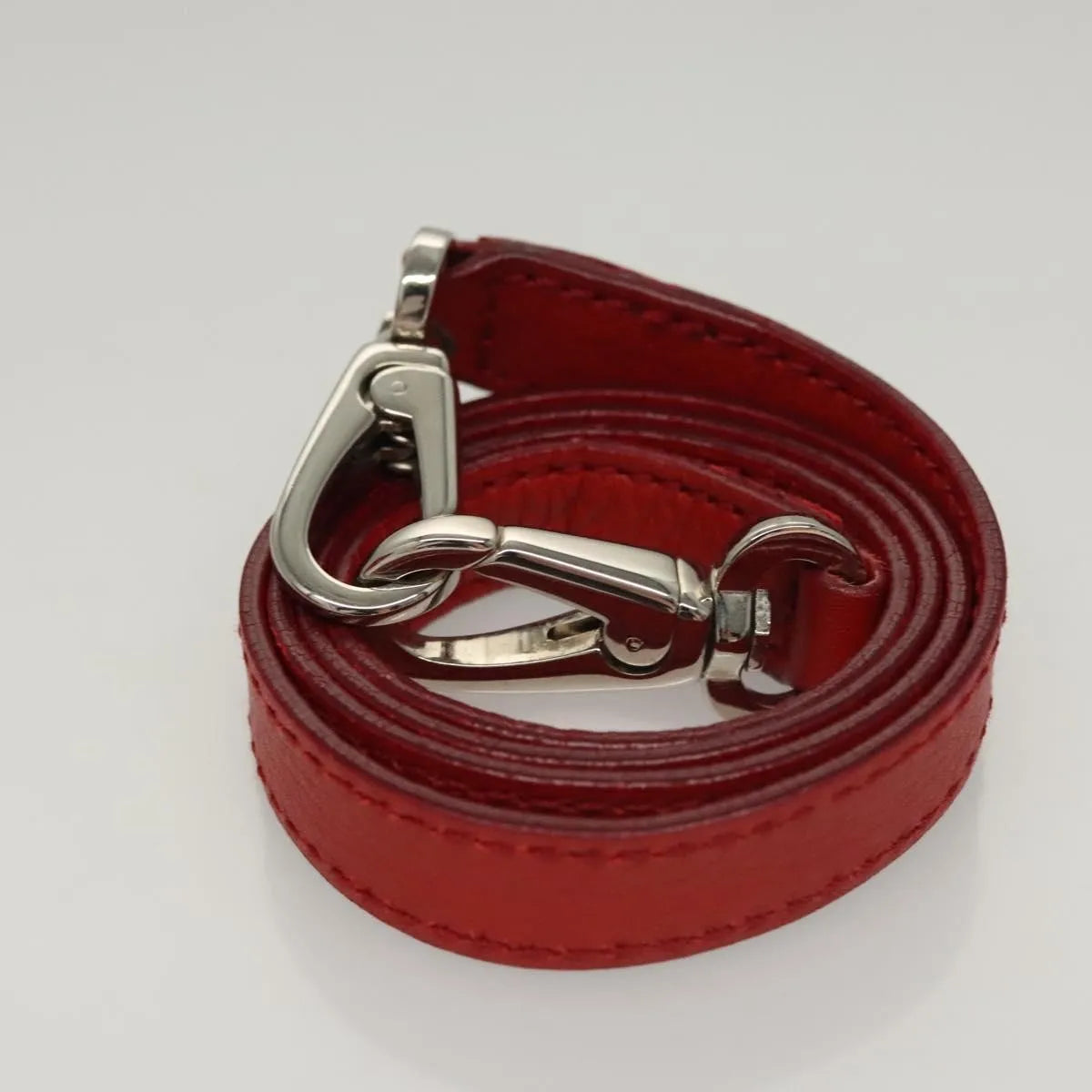 Salvatore Ferragamo Gancini Handle Tote Leather, Red, Leather, Handbag