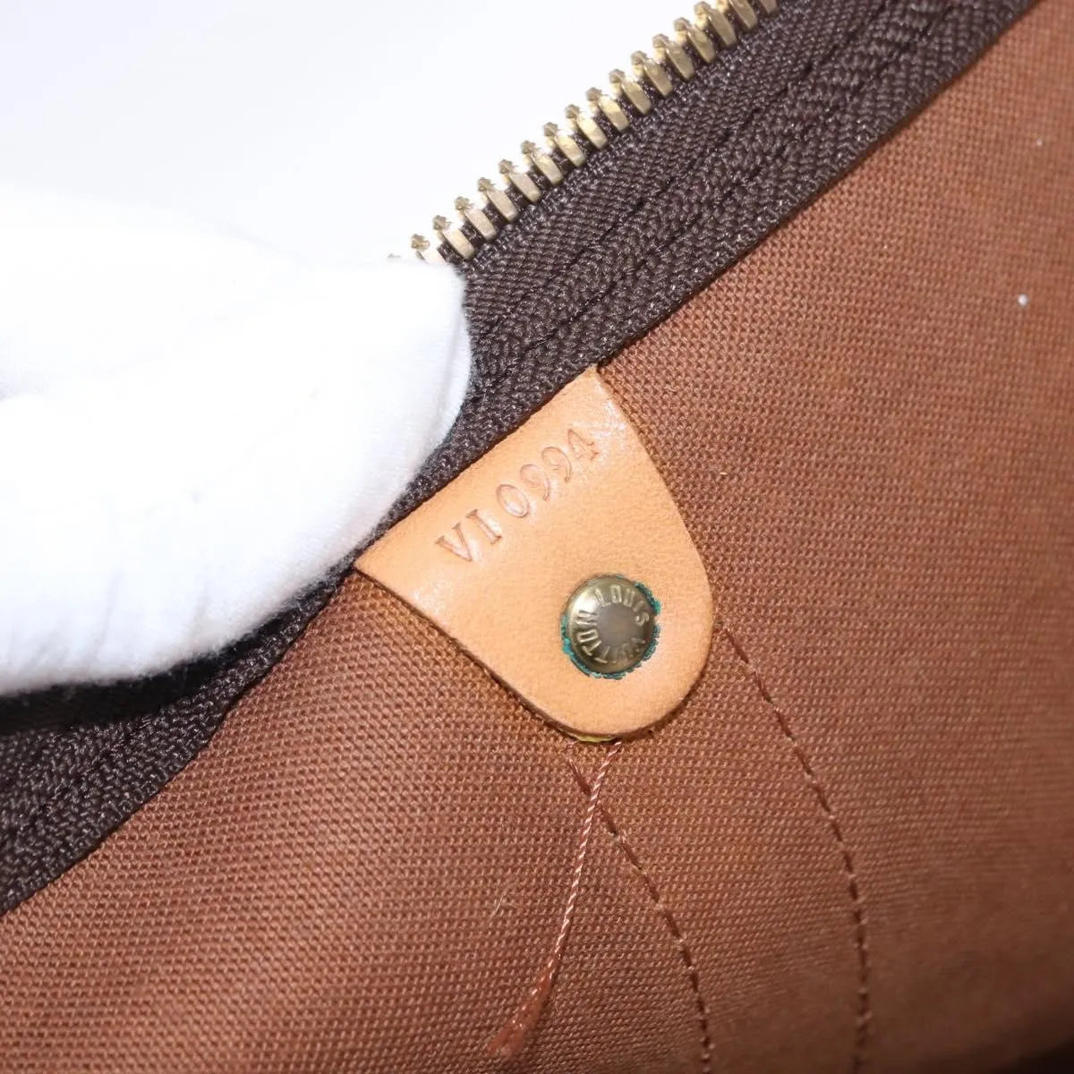 Louis Vuitton Keepall Bandoulière Monogram, Brown, Canvas, Travel Bag