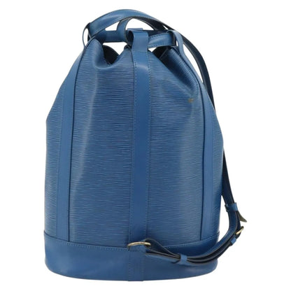 Louis Vuitton Randonnee Epi Leather, Blue, Leather, Shoulder Bag