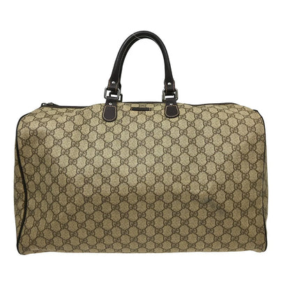 Gucci Joy Boston GG Canvas, Beige, PVC, Travel Bag