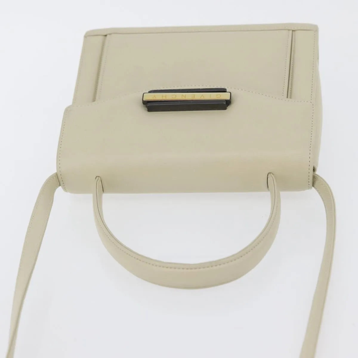Givenchy Vintage Leather, Beige, Leather, Handbag