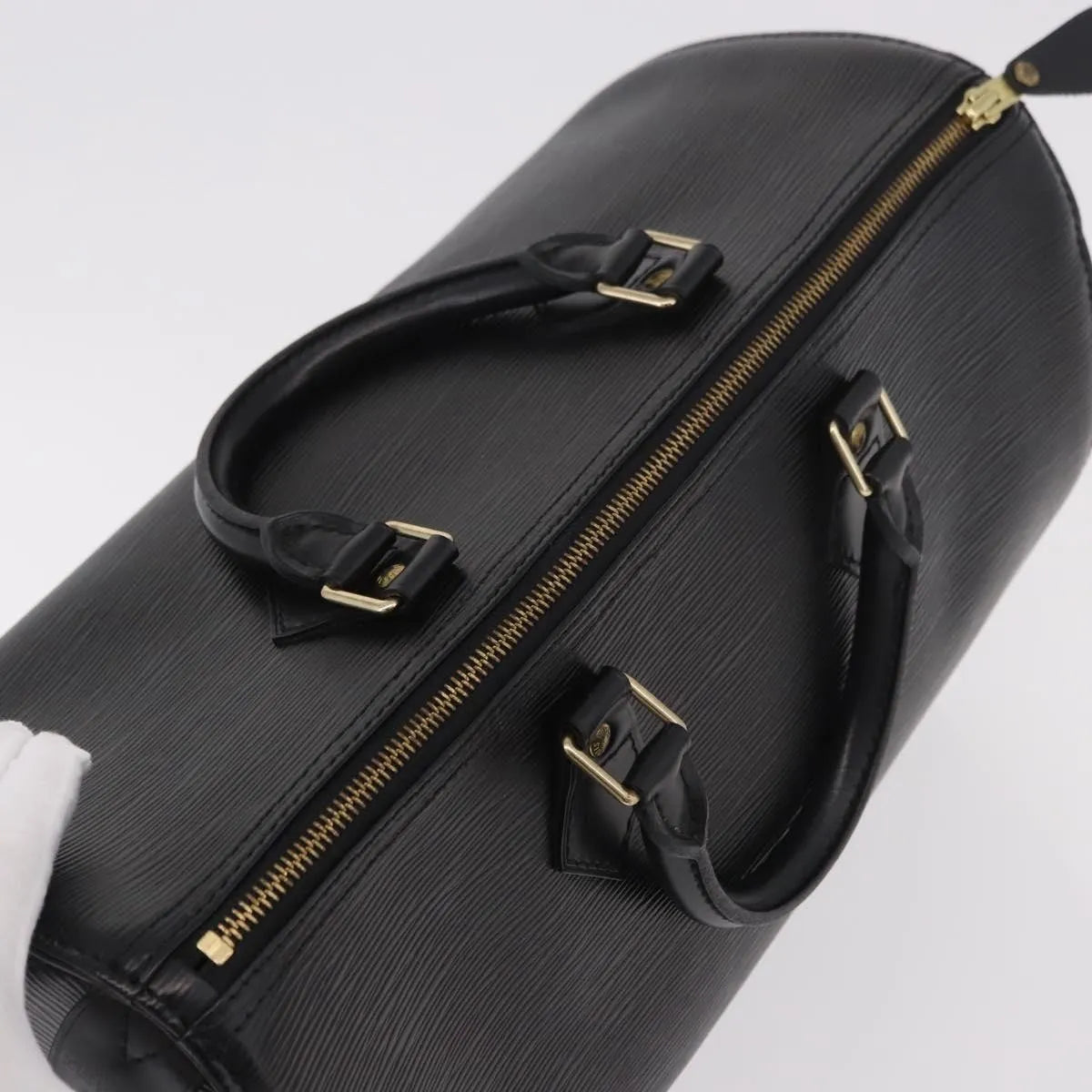 Louis Vuitton Speedy Epi Leather, Black, Leather, Handbag