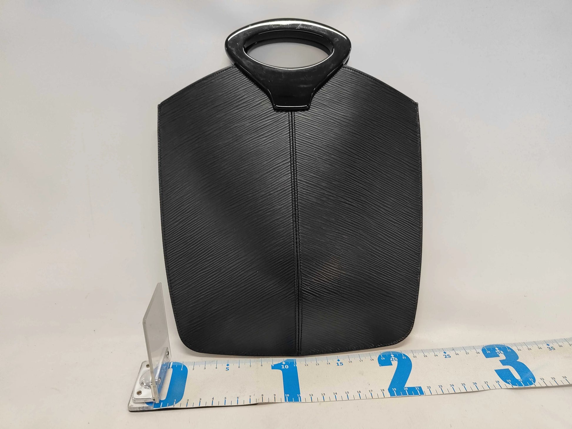Louis Vuitton Demi Lune Tote Epi Leather, Black, Leather, Handbag