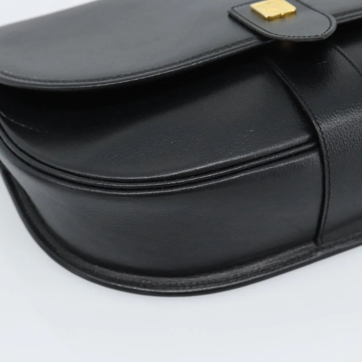 Christian Dior Vintage Leather, Black, Leather, Shoulder Bag