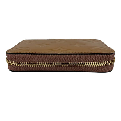 Louis Vuitton Zip Coin Purse Epi Leather, Brown, Patent Leather, Wallet