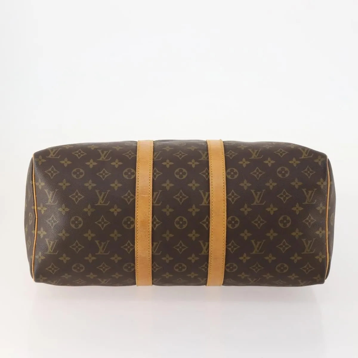 Louis Vuitton Keepall Monogram Canvas, Brown, Canvas, Travel Bag
