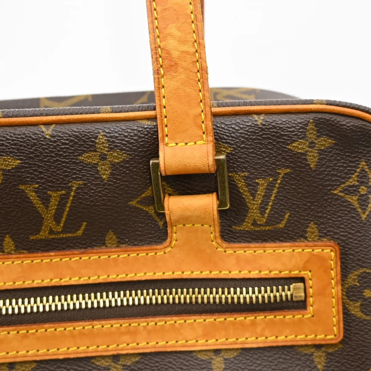 Louis Vuitton Cite Monogram Canvas, Brown, Canvas, Handbag