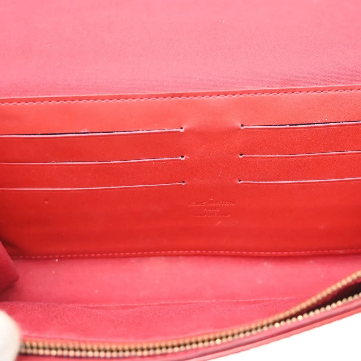 Louis Vuitton Rossmore Monogram Vernis, Red, Patent Leather, Shoulder Bag