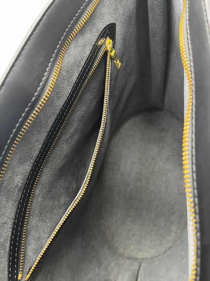 Louis Vuitton Saint Jacques Epi Leather, Black, Leather, Handbag