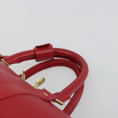 Louis Vuitton Keepall Epi, Red, Leather, Travel Bag