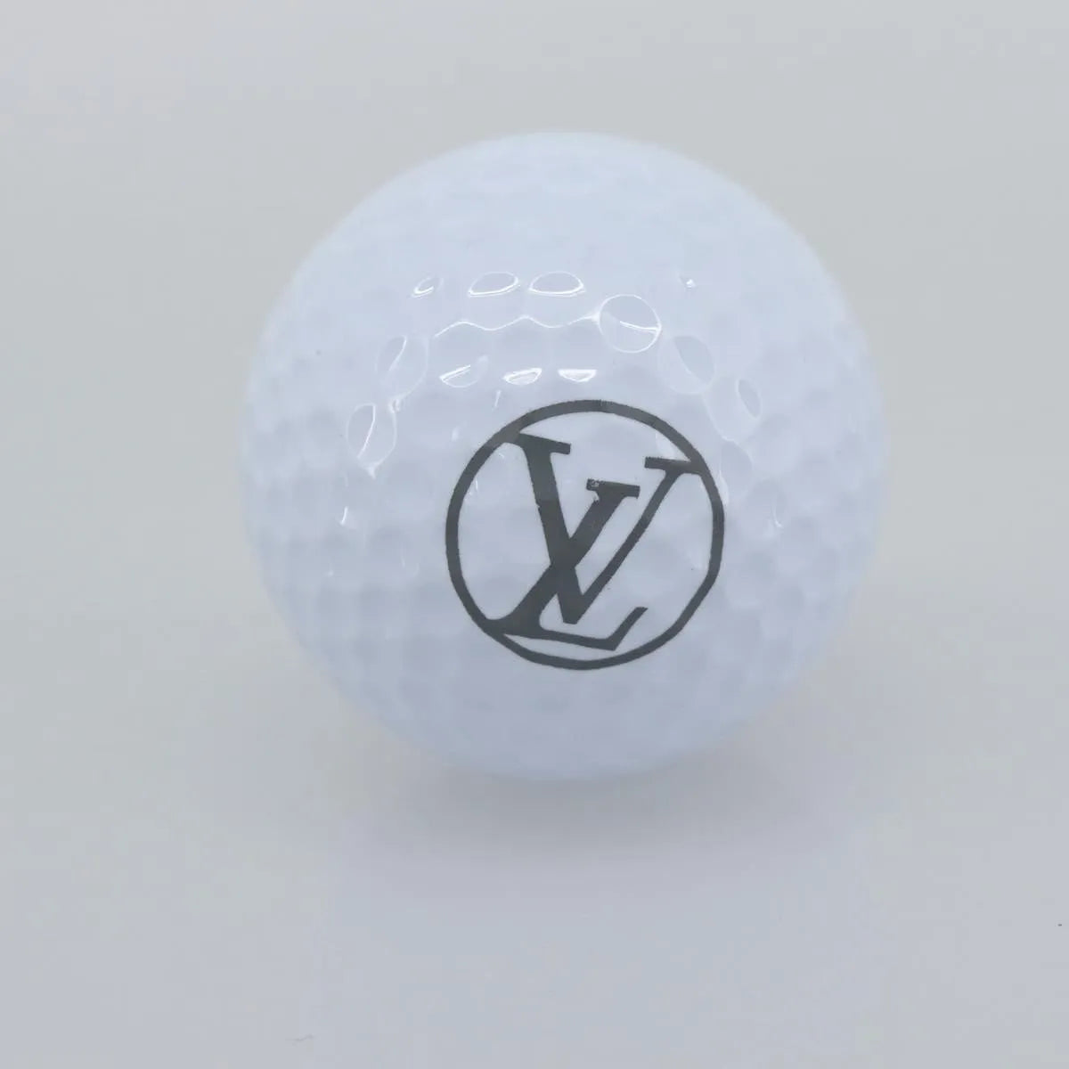 Louis Vuitton golf ball case monogram, Black, Canvas, Clutch