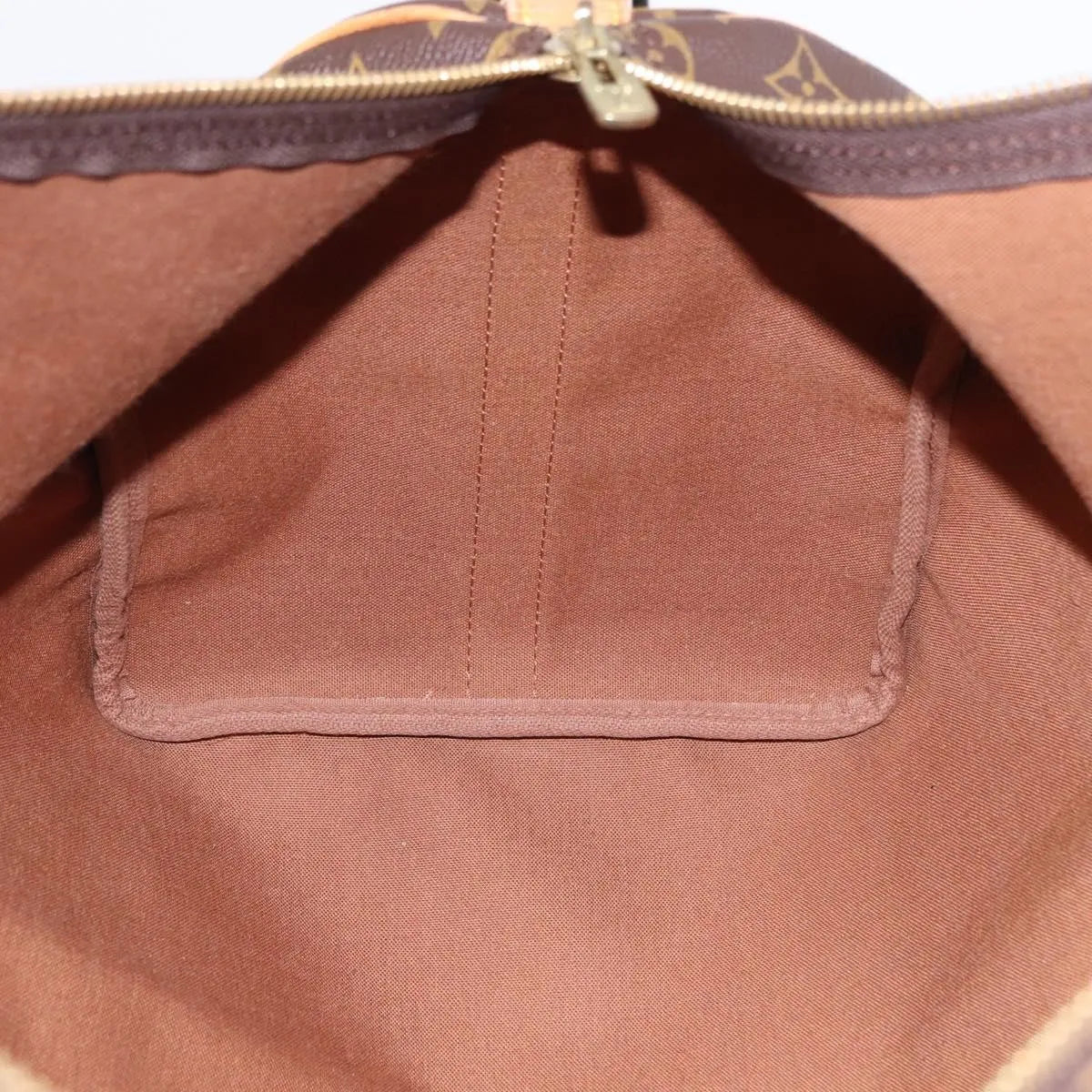 Louis Vuitton Keepall Bandoulière Monogram, Brown, Canvas, Travel Bag