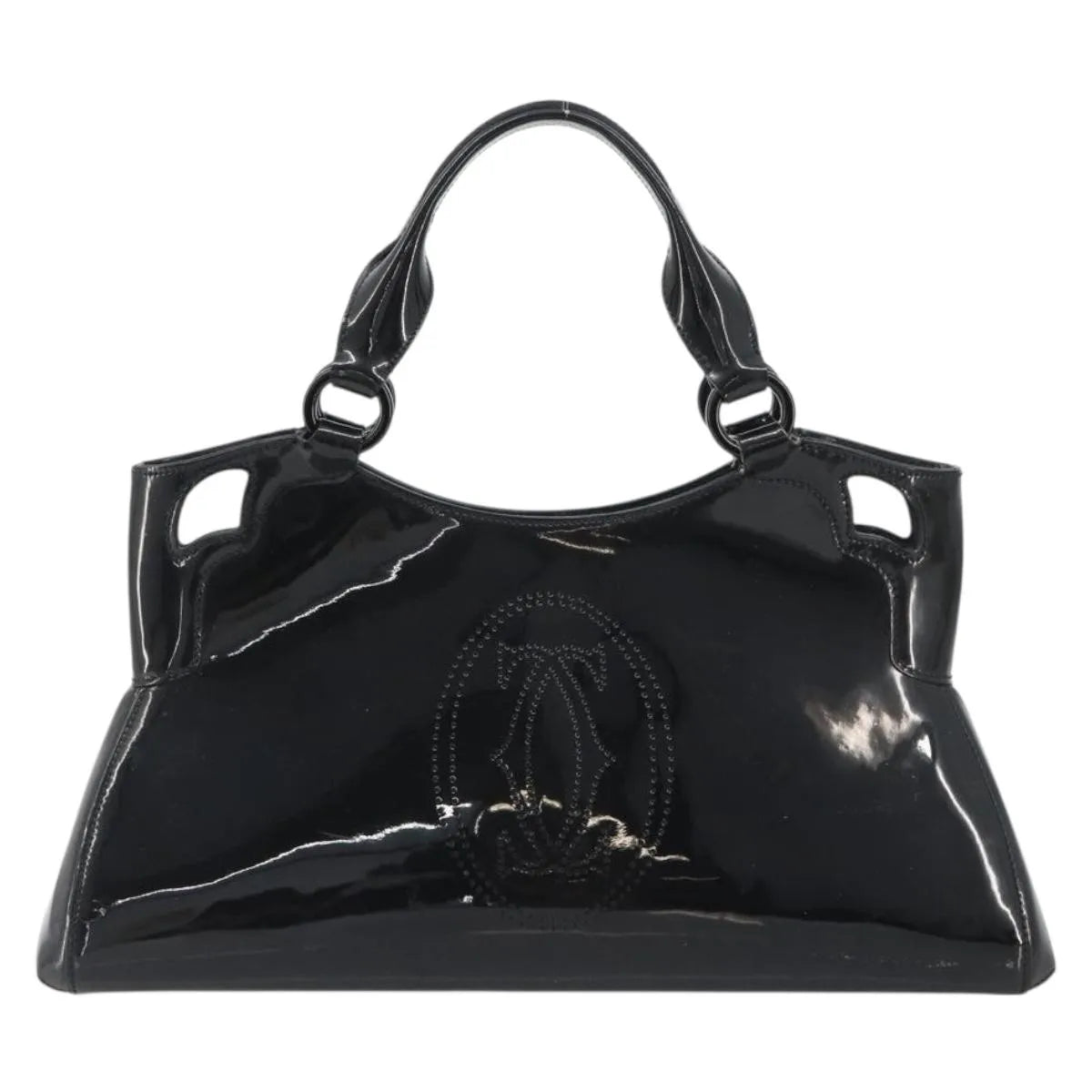 Cartier Marcello Patent leather, Black, Patent Leather, Handbag