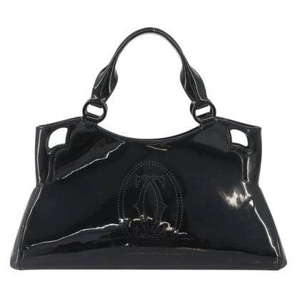 Cartier Marcello Patent leather, Black, Patent Leather, Handbag