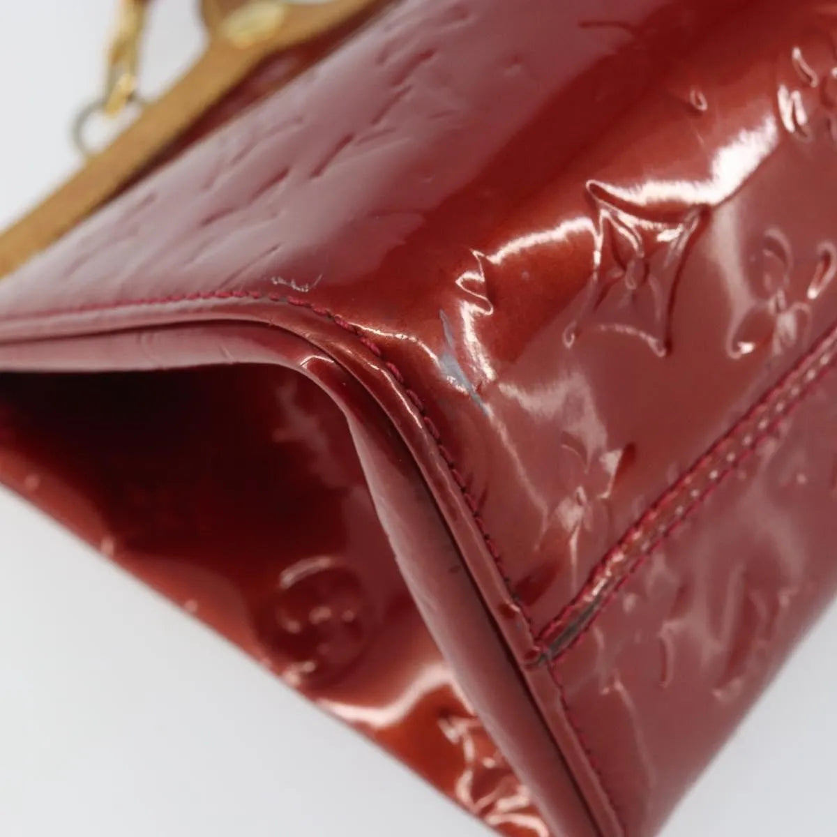 Louis Vuitton Roxbury Drive Monogram Vernis, Red, Patent Leather, Handbag