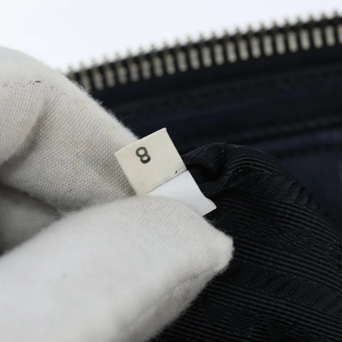 Prada Vintage Leather, Navy, Leather, Handbag