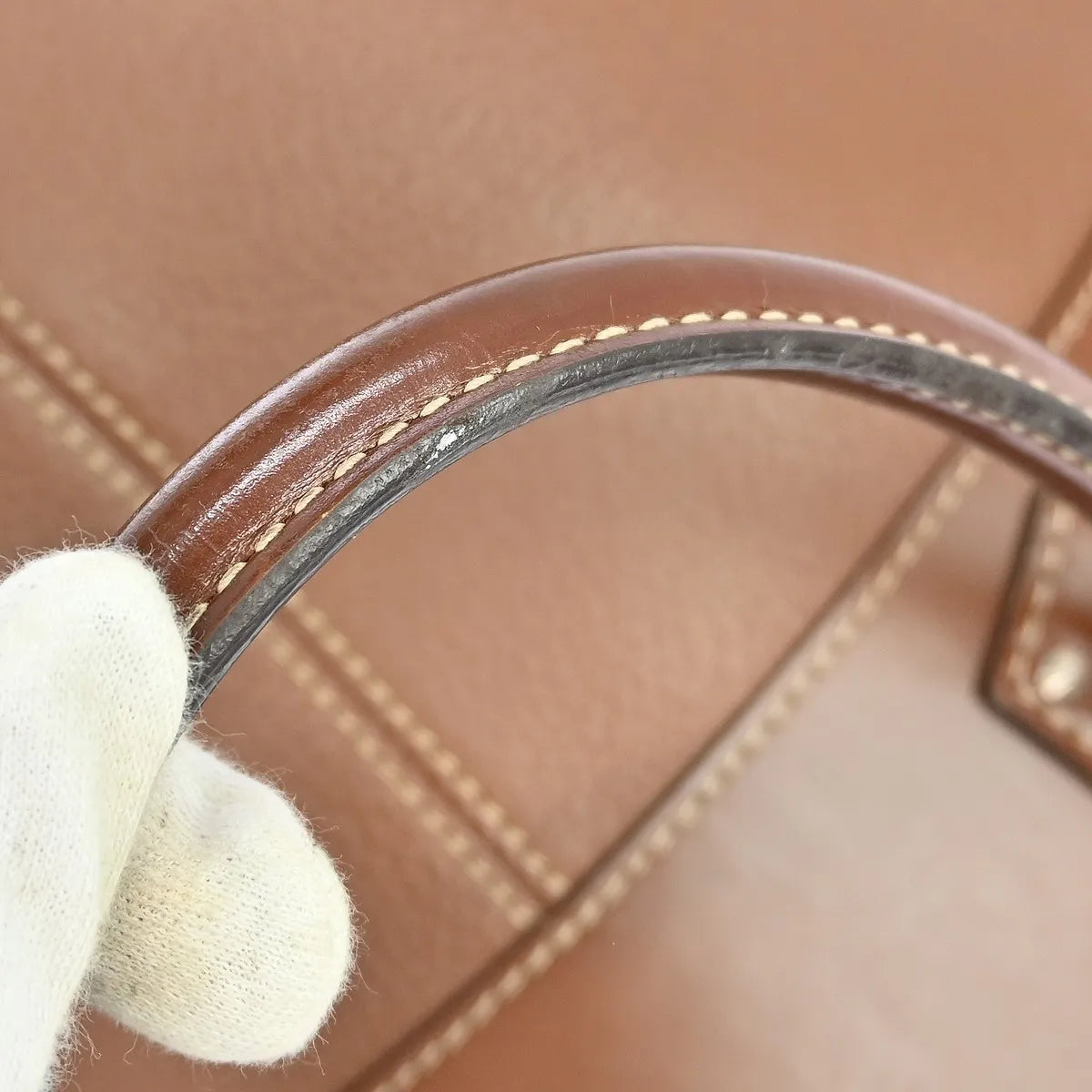 Louis Vuitton Suhali Lockit Leather, Brown, Leather, Handbag