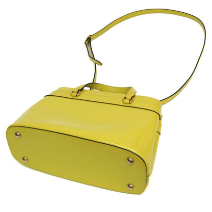 Gucci Bright Bit Convertible Tote Patent leather, Yellow, Patent Leather, Handbag