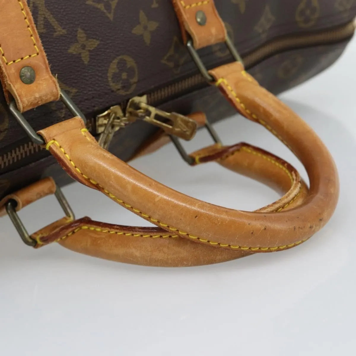 Louis Vuitton Keepall Monogram, Brown, Canvas, Travel Bag