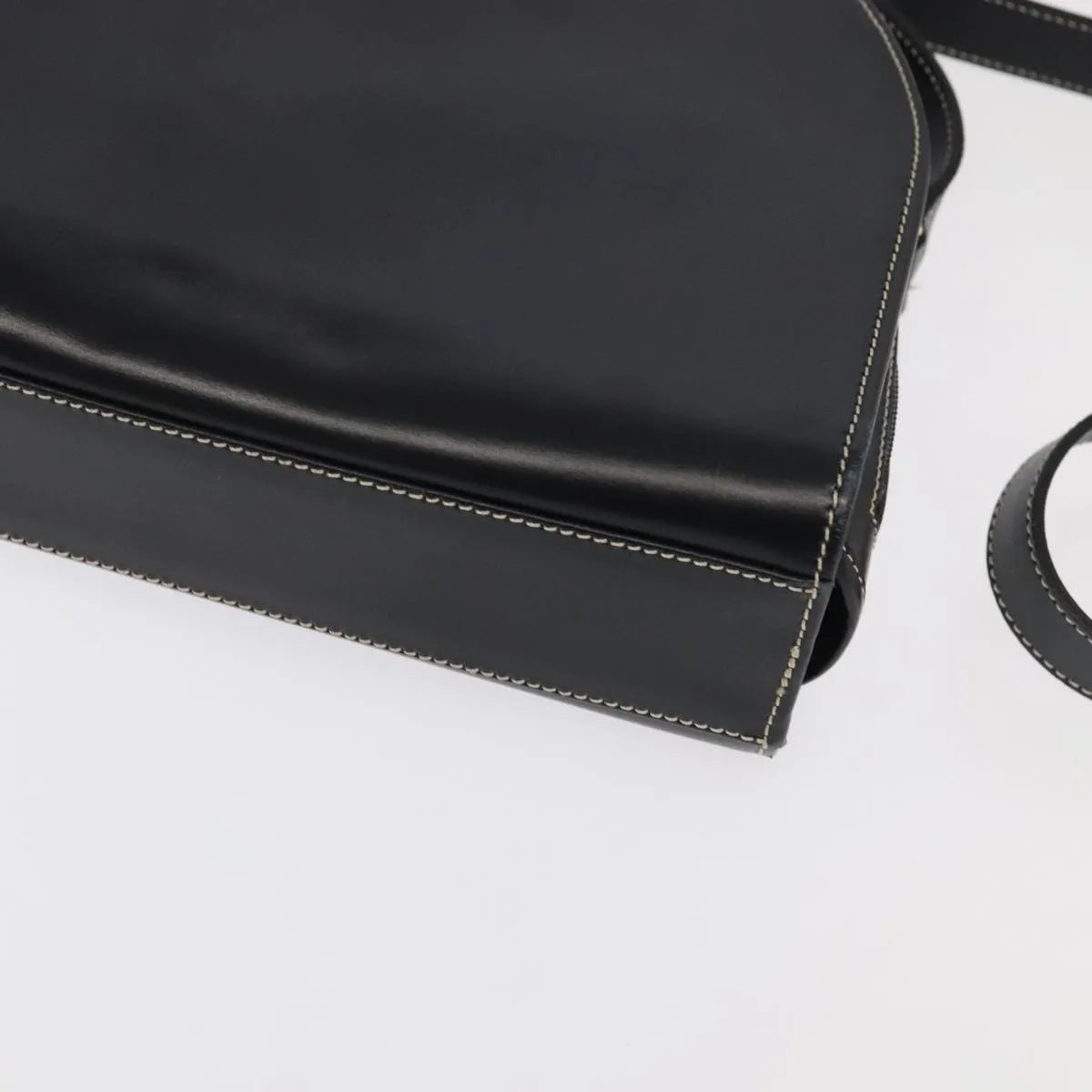 Christian Dior Vintage Leather, Black, Leather, Shoulder Bag