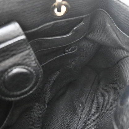 Gucci Bamboo shopper Leather, Black, Leather, Handbag