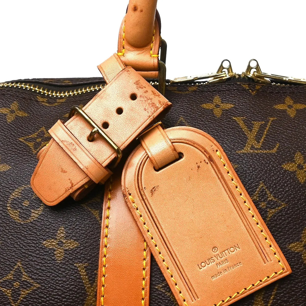 Louis Vuitton Keepall Monogram, Brown, Canvas, Travel Bag