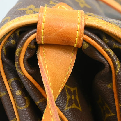 Louis Vuitton Saumur Monogram Canvas, Brown, Canvas, Shoulder Bag