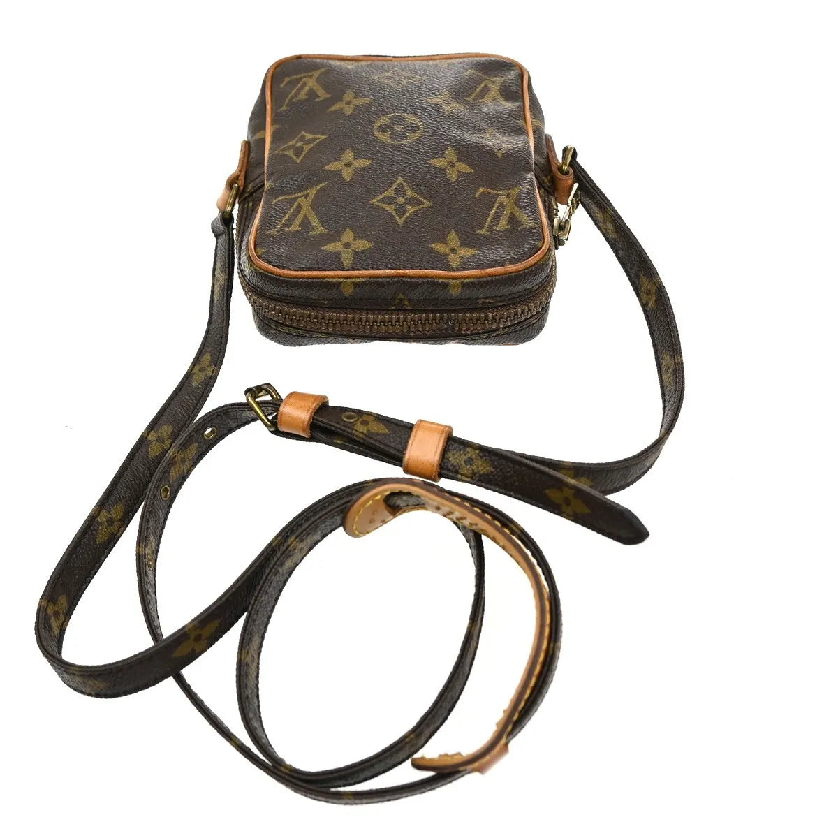 Louis Vuitton Danube Monogram Canvas, Brown, Canvas, Clutch
