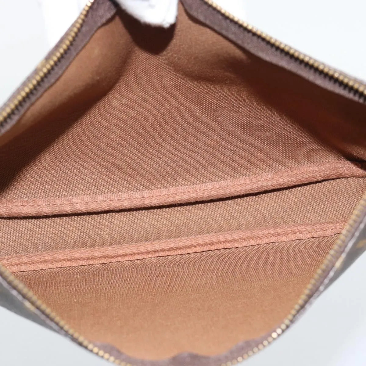 Louis Vuitton Pochette Accessoires Monogram, Brown, Canvas, Clutch