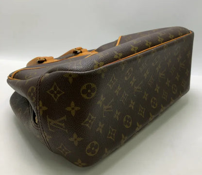 Louis Vuitton Deauville Monogram Canvas, Brown, Canvas, Handbag