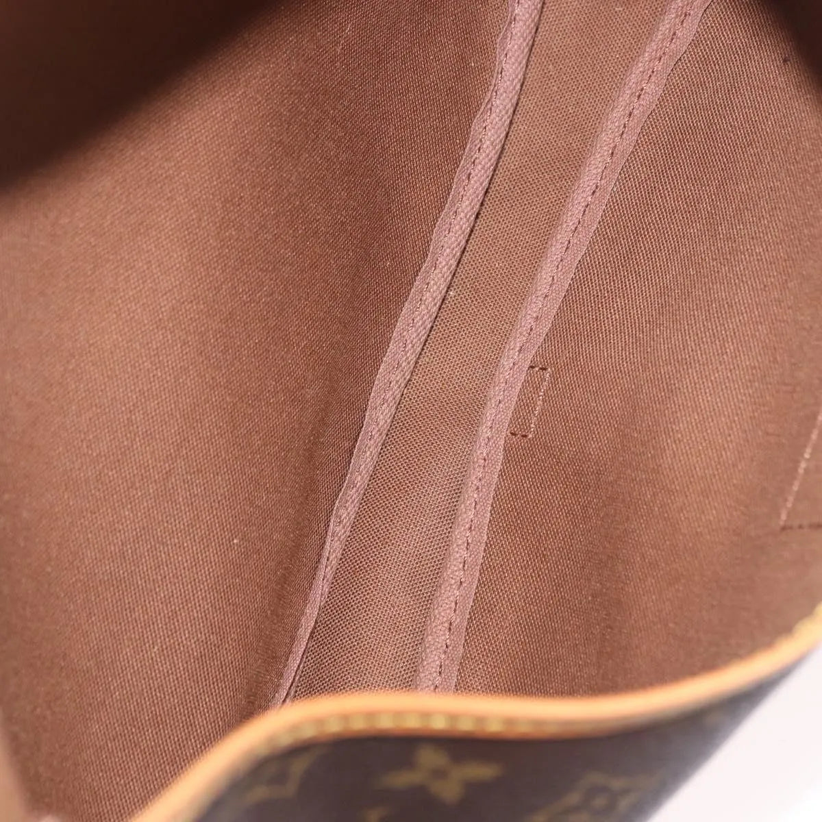 Louis Vuitton Saumur Canvas, Brown, Canvas, Shoulder Bag
