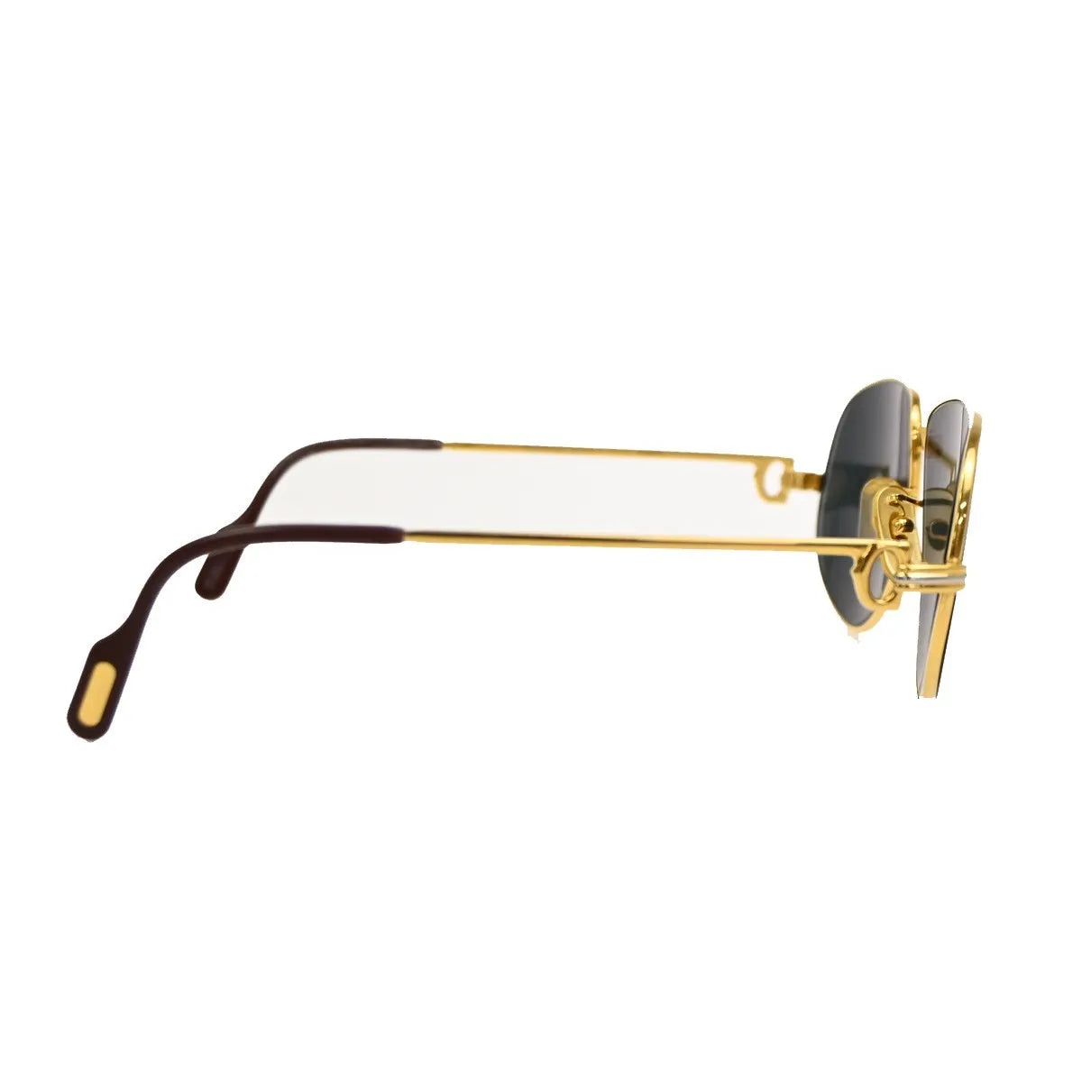 Cartier Romance Metal, Gold, Metal, Sunglasses