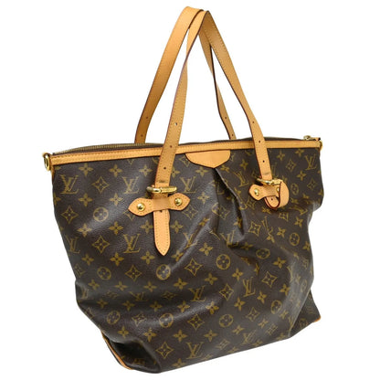 Louis Vuitton Palermo Monogram Canvas, Brown, Canvas, Tote Bag