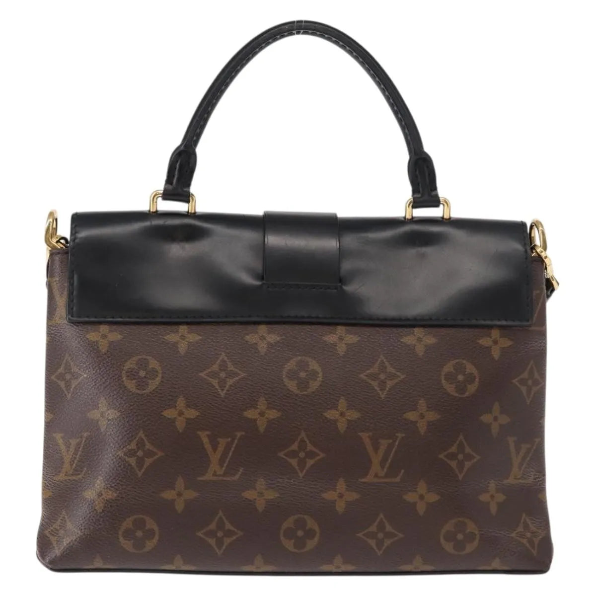 Louis Vuitton One Handle Flap Monogram Canvas and Leather, Brown, Canvas, Handbag