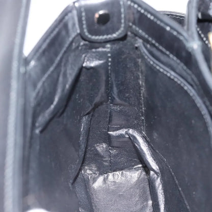 Gucci Vintage Leather, Black, Leather, Shoulder Bag
