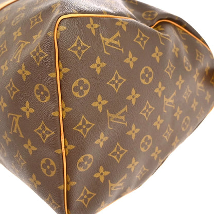 Louis Vuitton Keepall Monogram, Brown, Canvas, Travel Bag