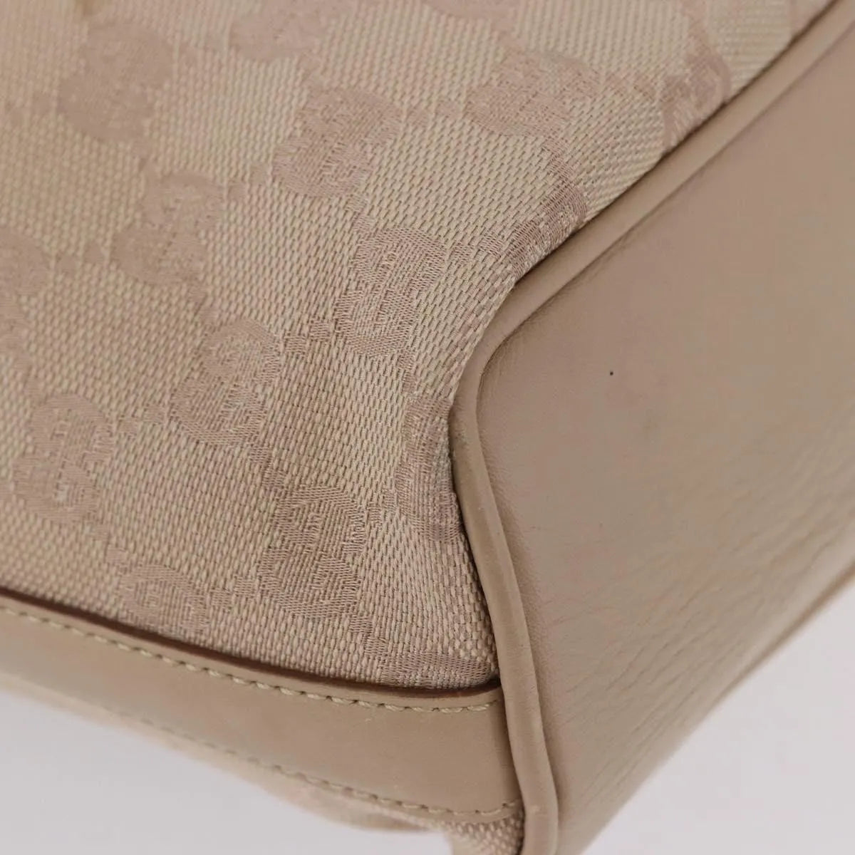 Gucci Zip Hobo Canvas, Beige, Canvas, Handbag