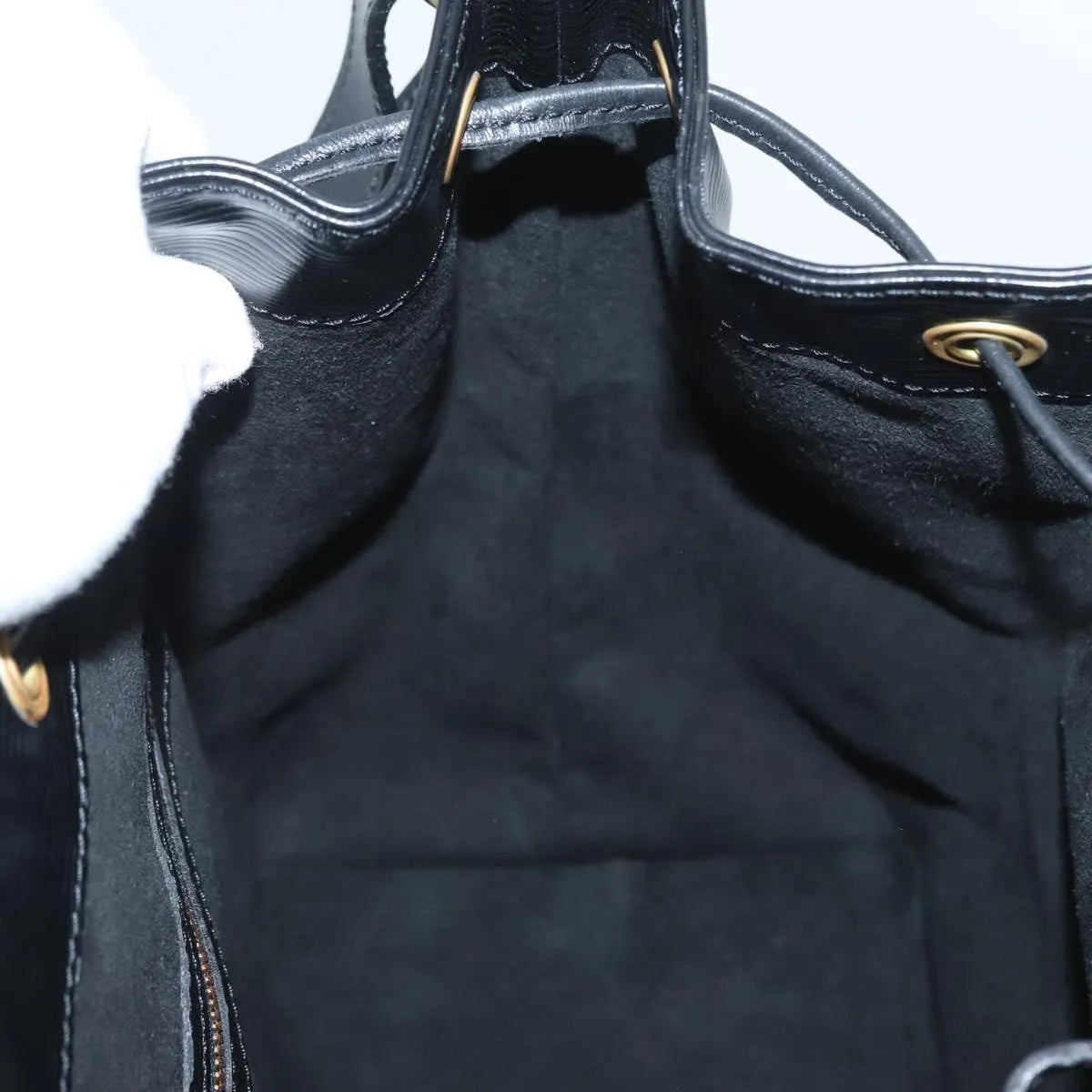 Louis Vuitton Noe Epi Leather, Black, Leather, Shoulder Bag