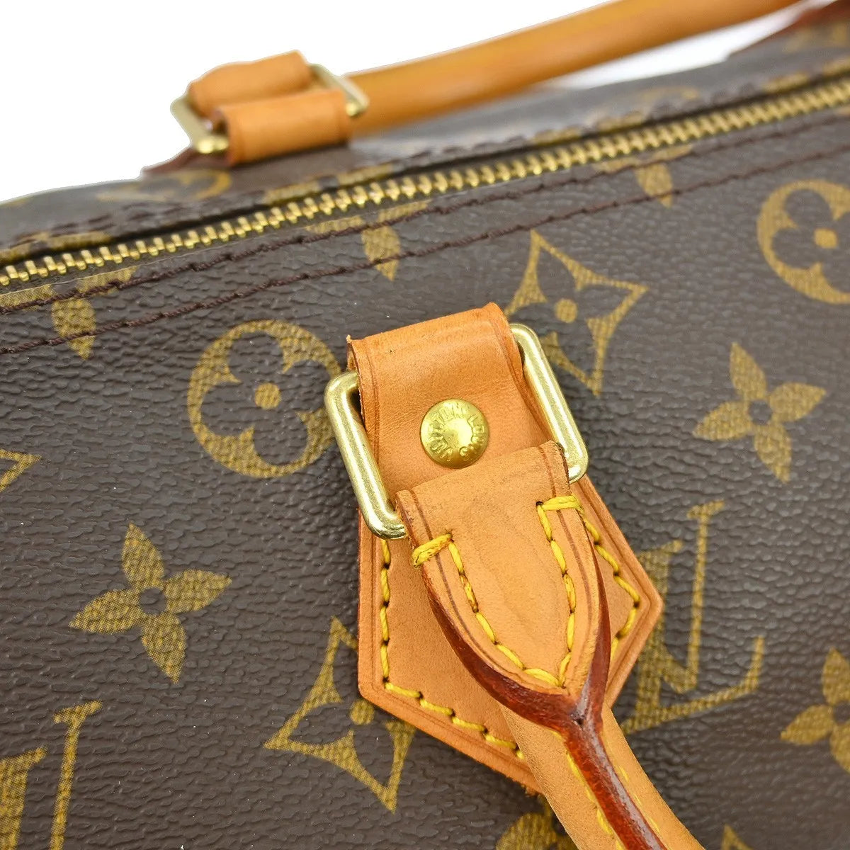 Louis Vuitton Speedy Monogram, Brown, Canvas, Handbag