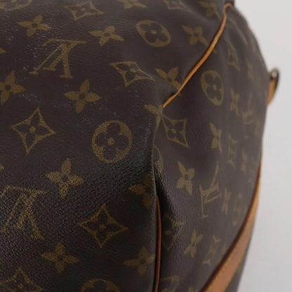 Louis Vuitton Keepall Bandoulière Monogram, Brown, Canvas, Travel Bag