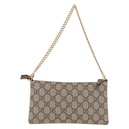 Gucci Pochette GG Canvas, Beige, PVC, Clutch