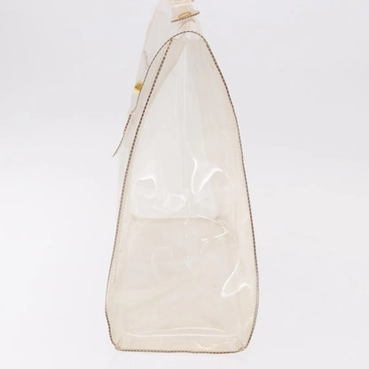Hermes Kelly Vinyl, Clear, Plastic, Handbag