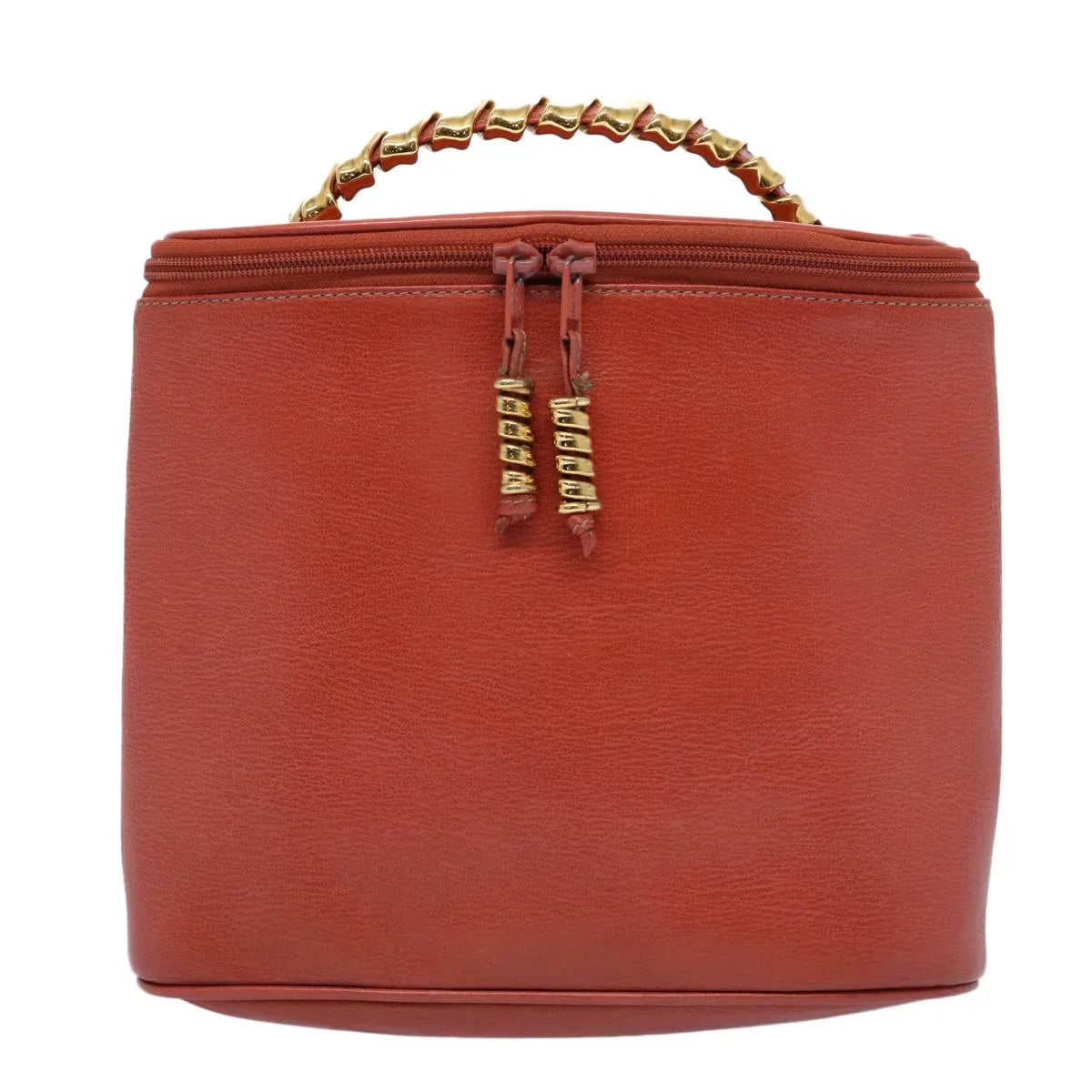 Loewe Vintage Velazquez Top Handle Leather, Orange, Leather, Handbag
