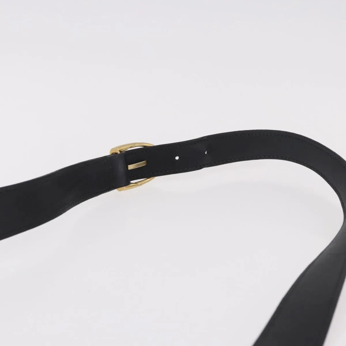 Gucci Vintage Leather, Black, Leather, Shoulder Bag