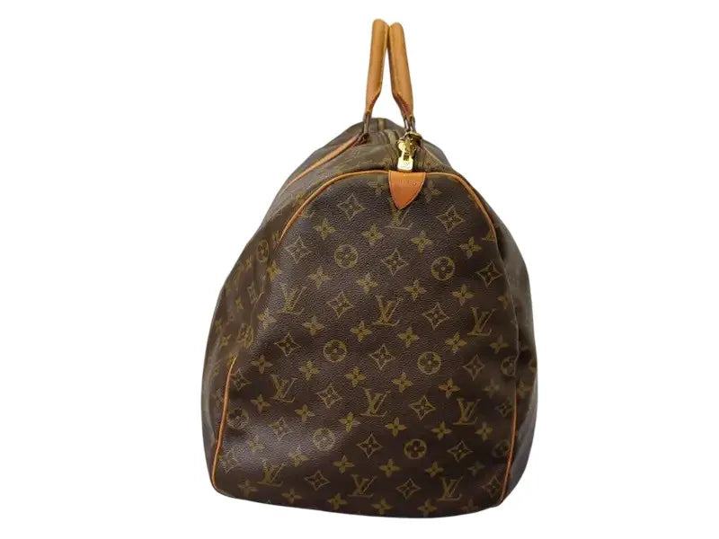 Louis Vuitton Keepall Monogram Canvas, Brown, Canvas, Travel Bag