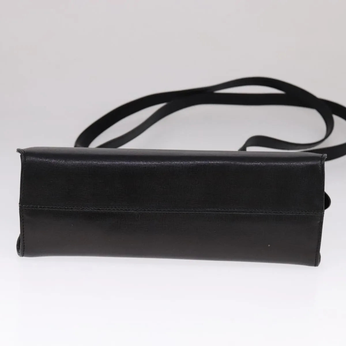 Salvatore Ferragamo Vintage Leather, Black, Leather, Shoulder Bag
