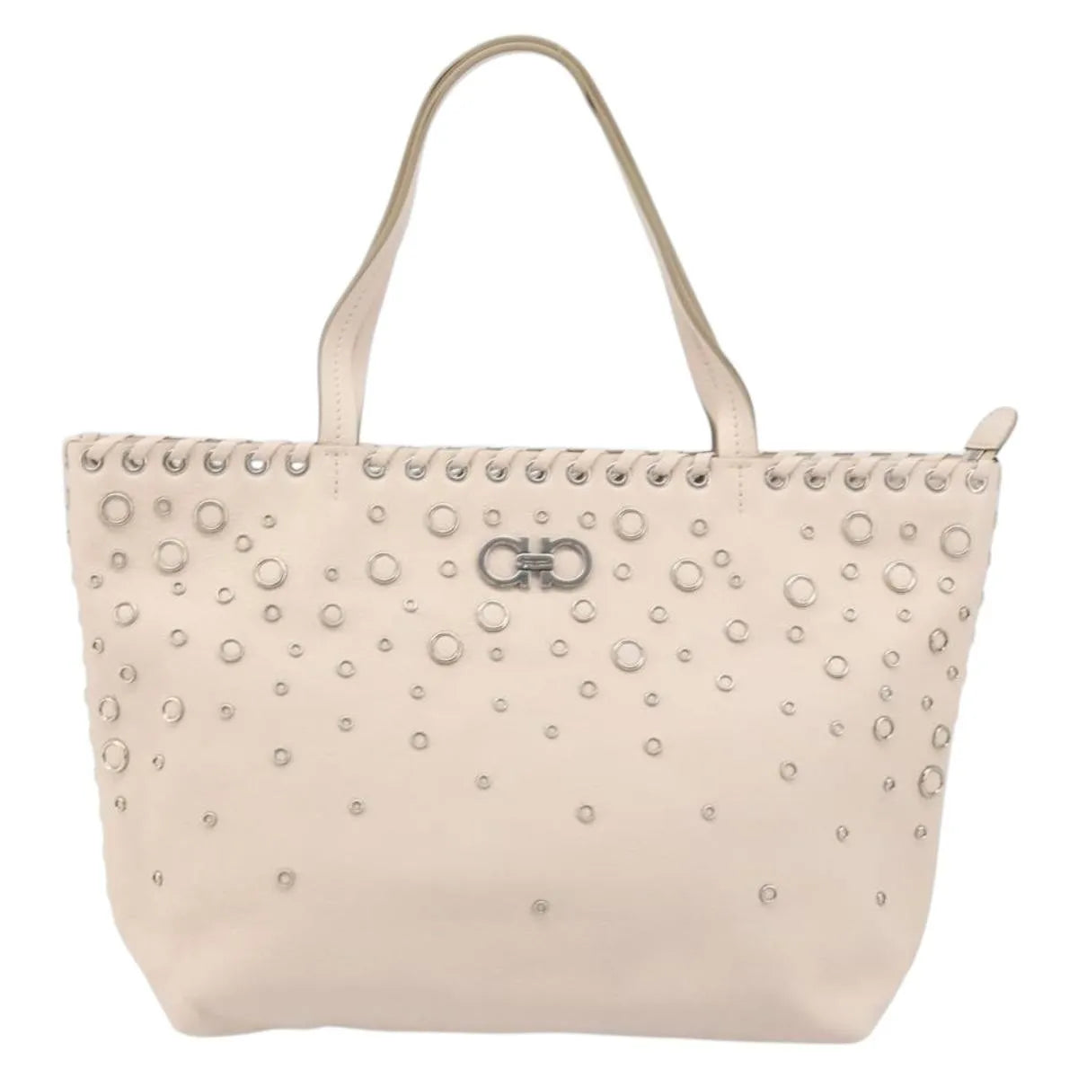 Salvatore Ferragamo Gancini Leather, Pink, Leather, Handbag
